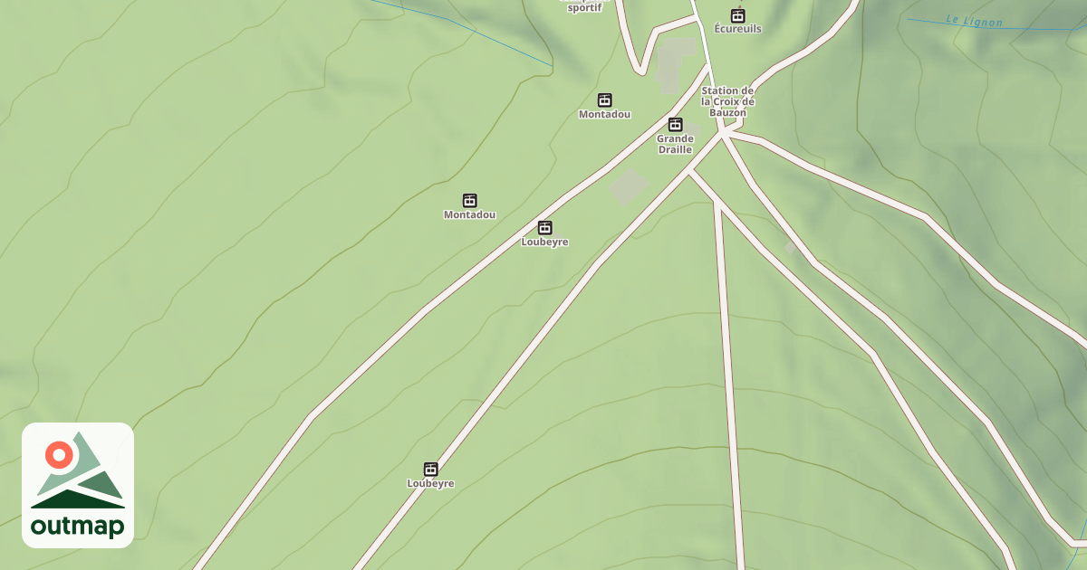 Map of Espace debutant Les Farfades