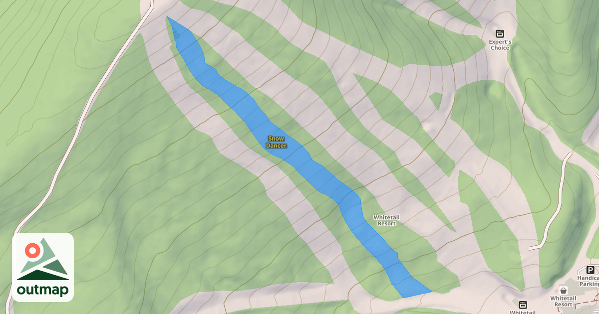 Map of Snow Dancer