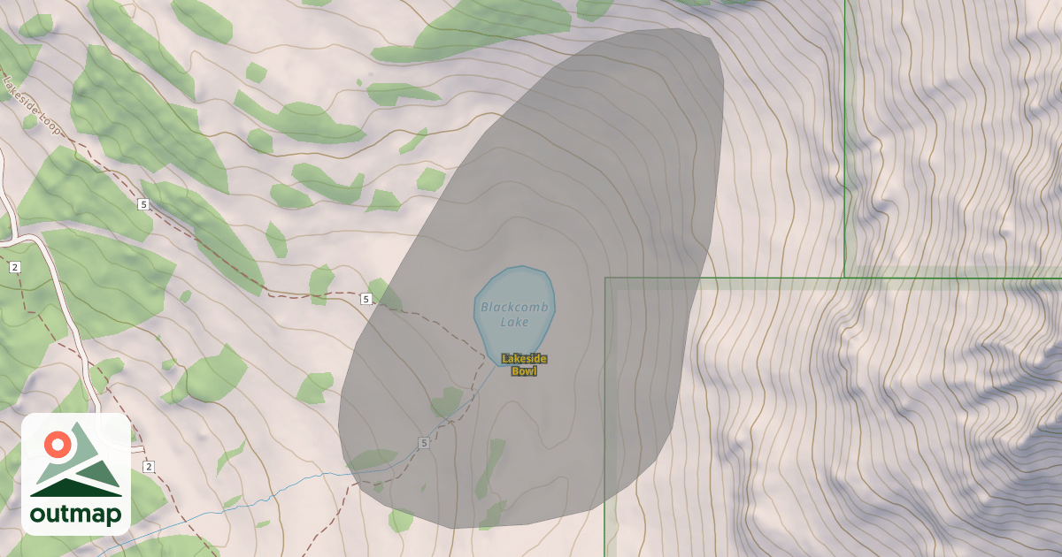 Map of Lakeside Bowl
