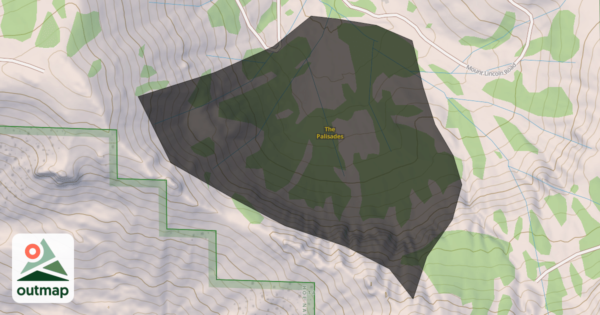Map of The Palisades