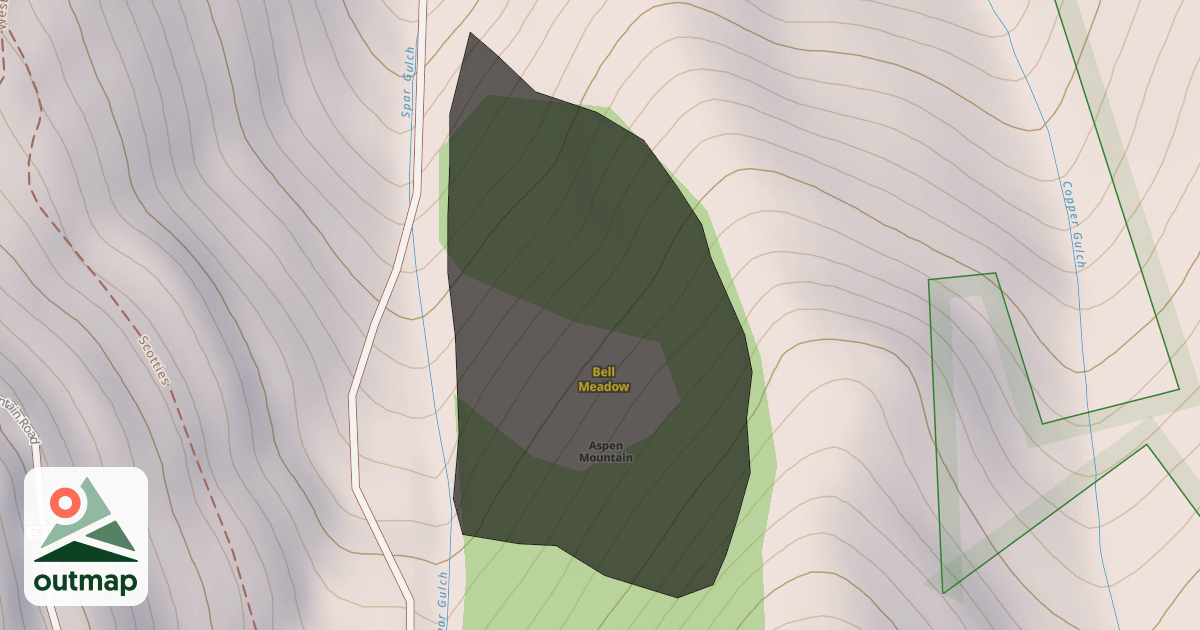 Map of Bell Meadow
