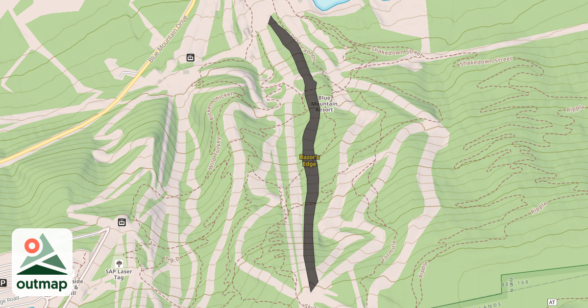 Map of Razor's Edge
