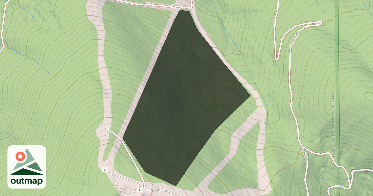 Map of Chair 4 woods