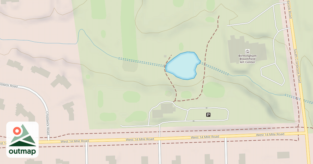 Map of Licoln Hills Sled Hill