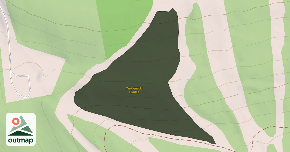 Map of Turtleneck Glades