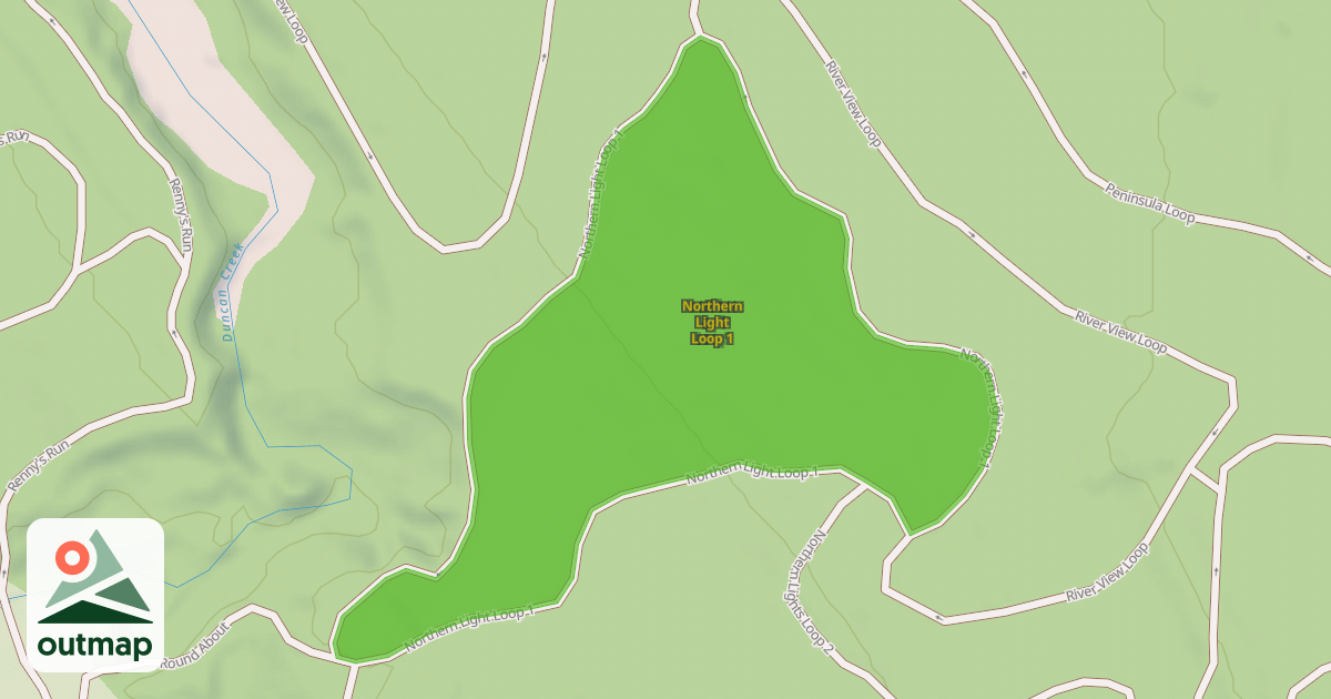 Map of Northern Light Loop 1