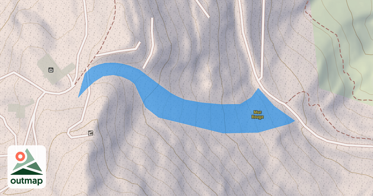 Map of Mur Rouge