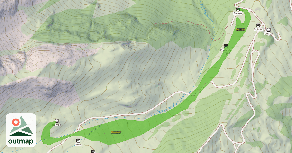Map of Barres