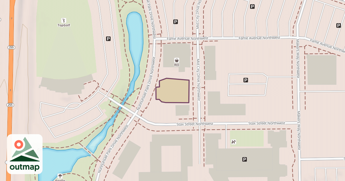 Map of High Point Climbing and Fitness