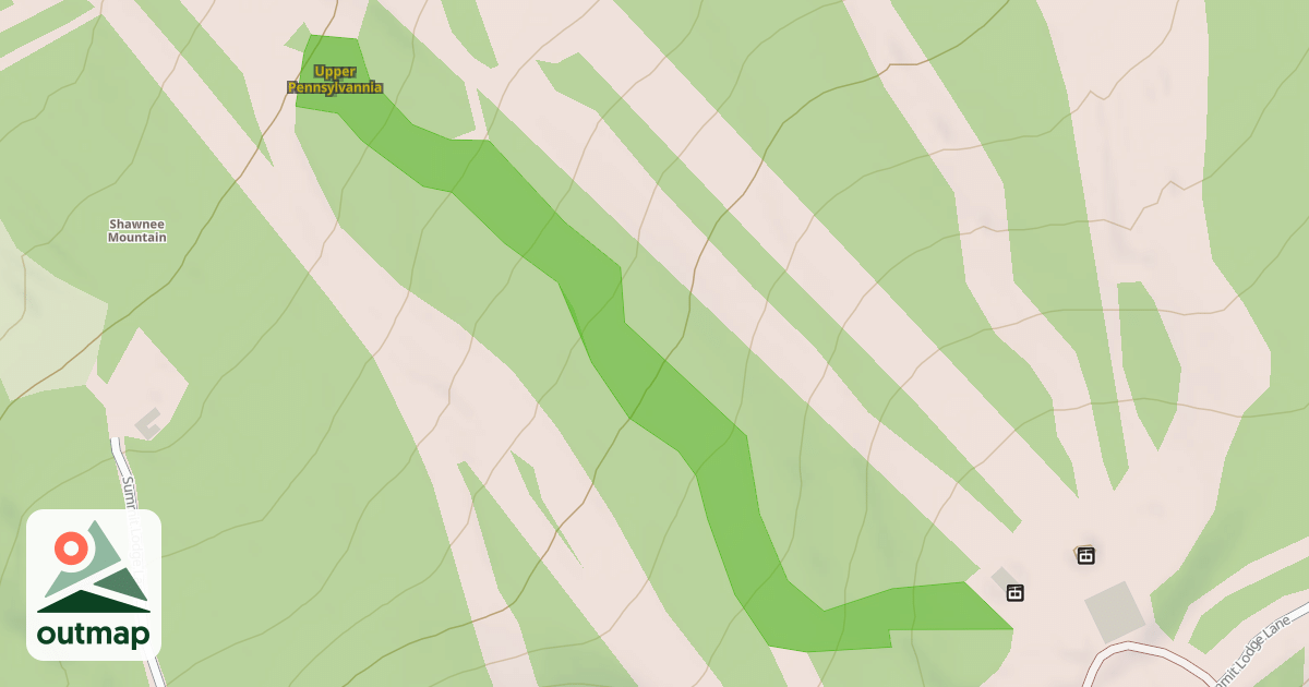 Map of Upper Pennsylvannia