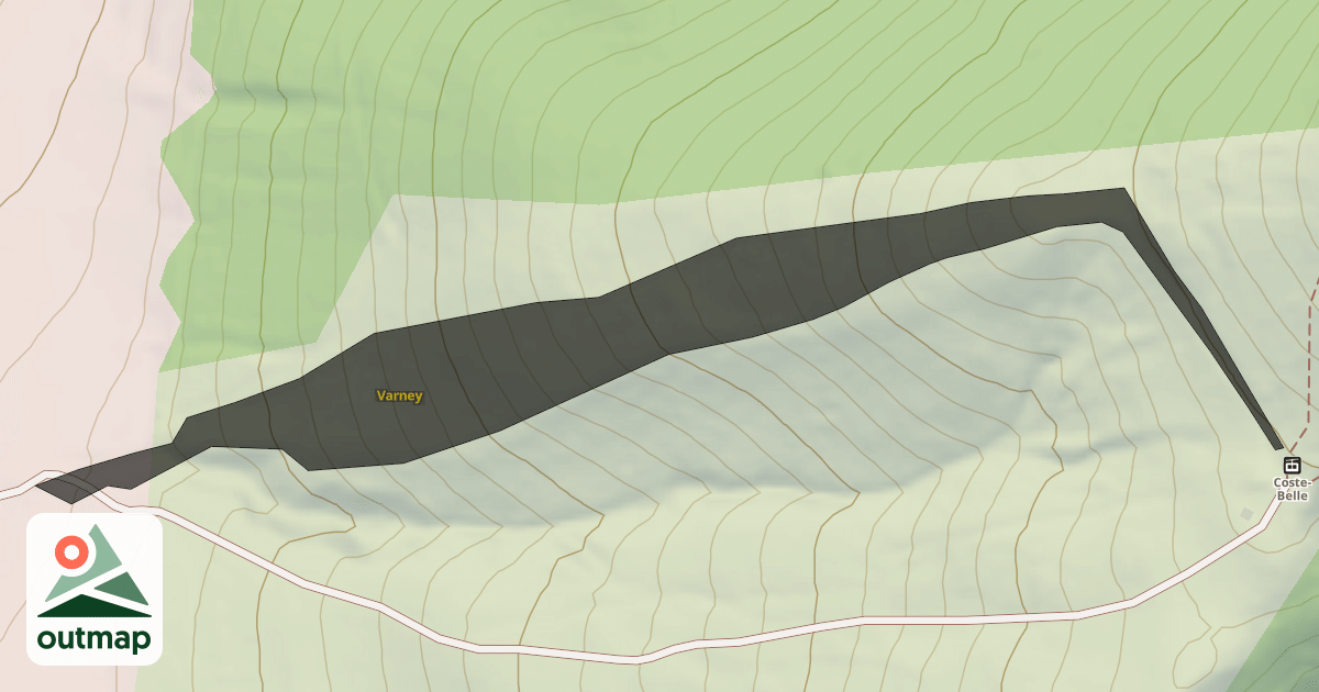 Map of Varney