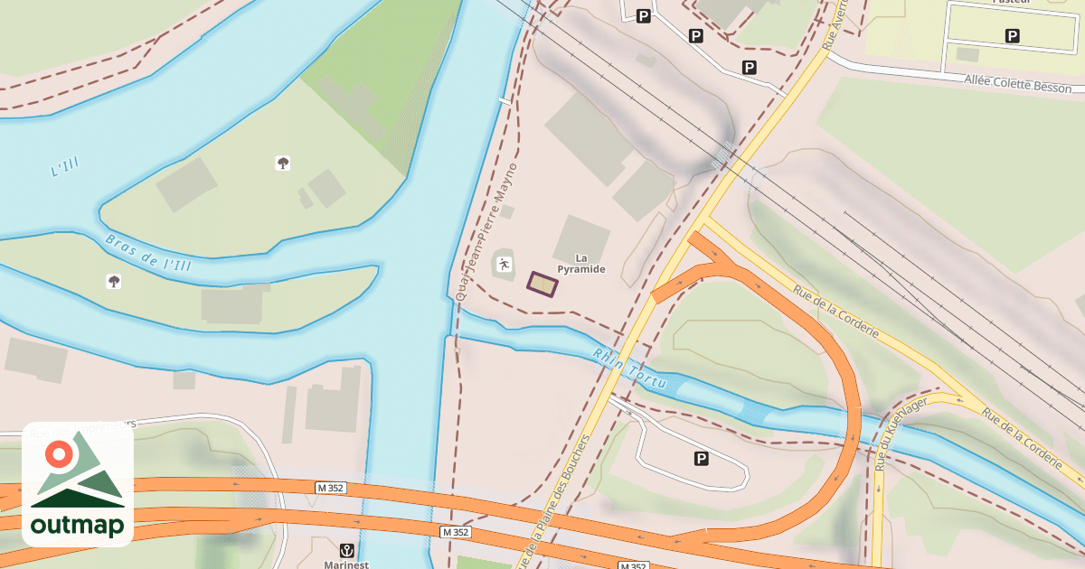 Map of Climbing Gym