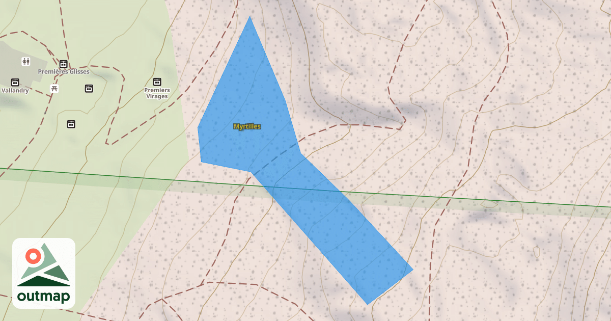 Map of Myrtilles