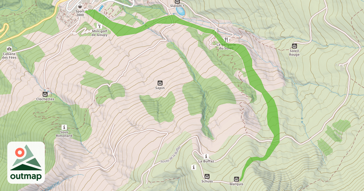Map of Le Marquis