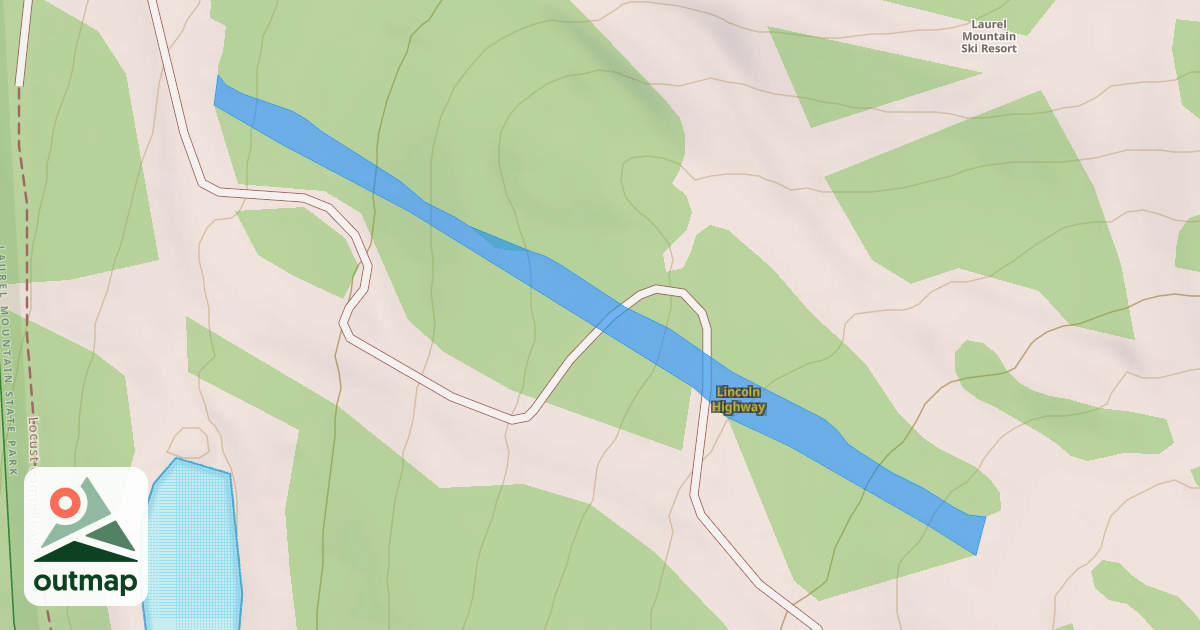 Map of Lincoln Highway