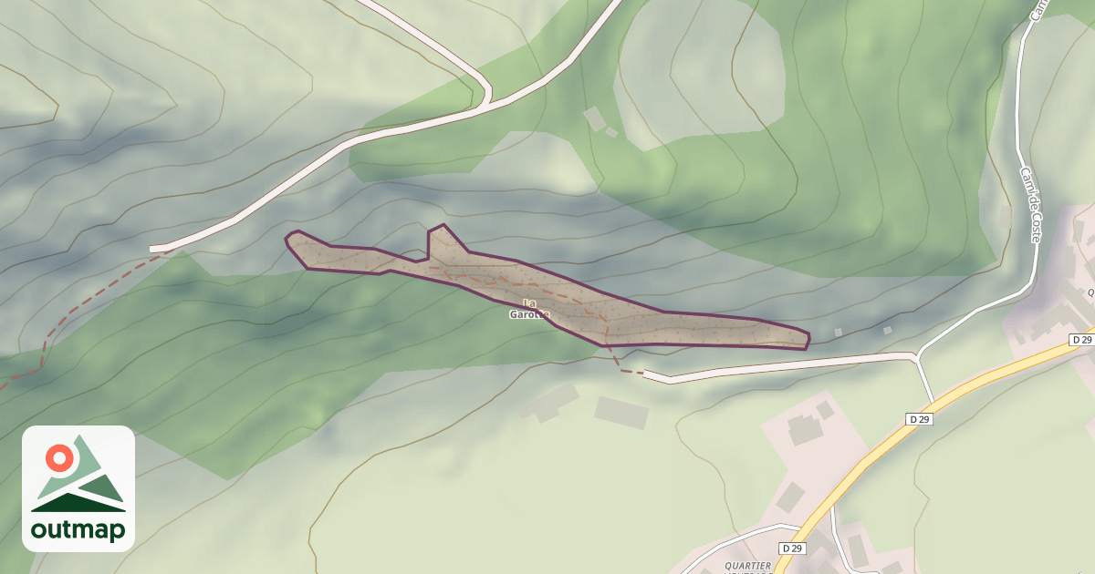 Map of La Garotte