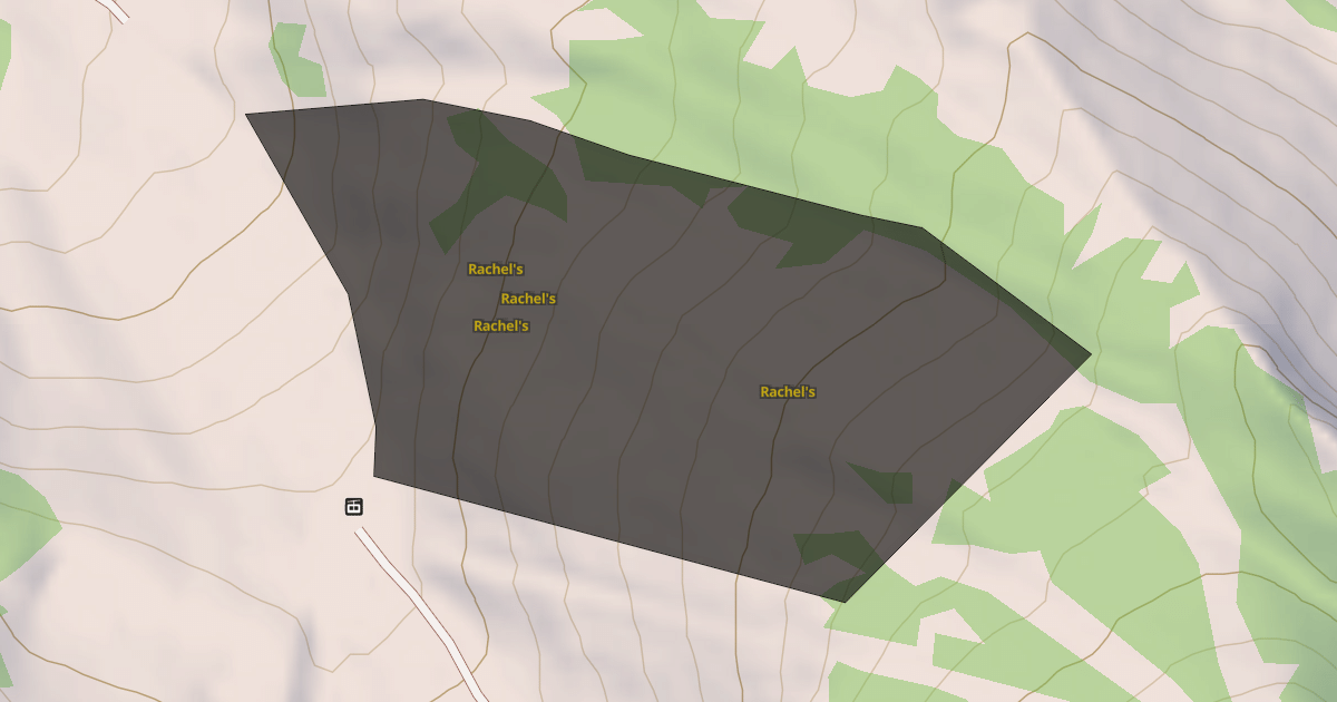Map preview of Rachel's