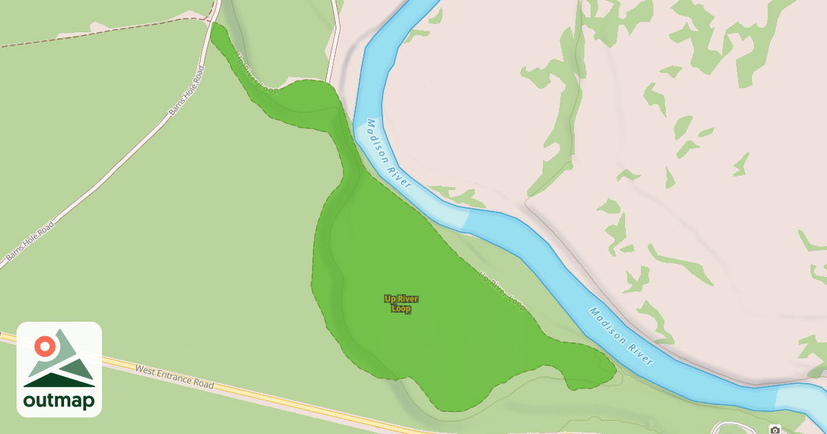Map of Up River Loop