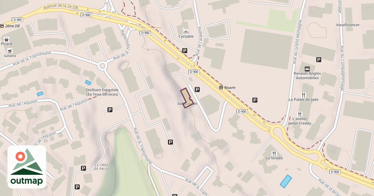 Map of SoEscalade