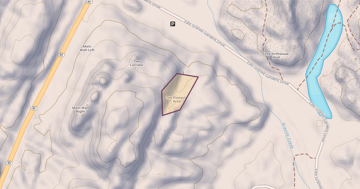 Map preview of The Pinnacle Area