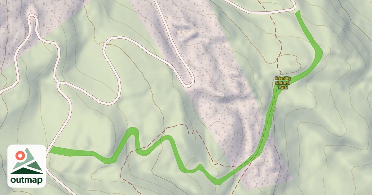 Map of Friendly Natural Park