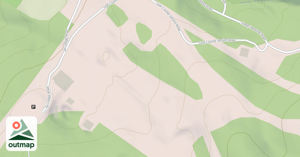 Map of Penguin Slides Tubing Hill