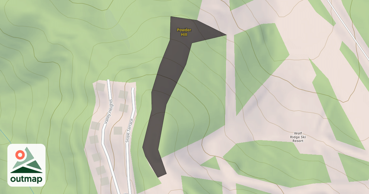 Map of Powder Hill