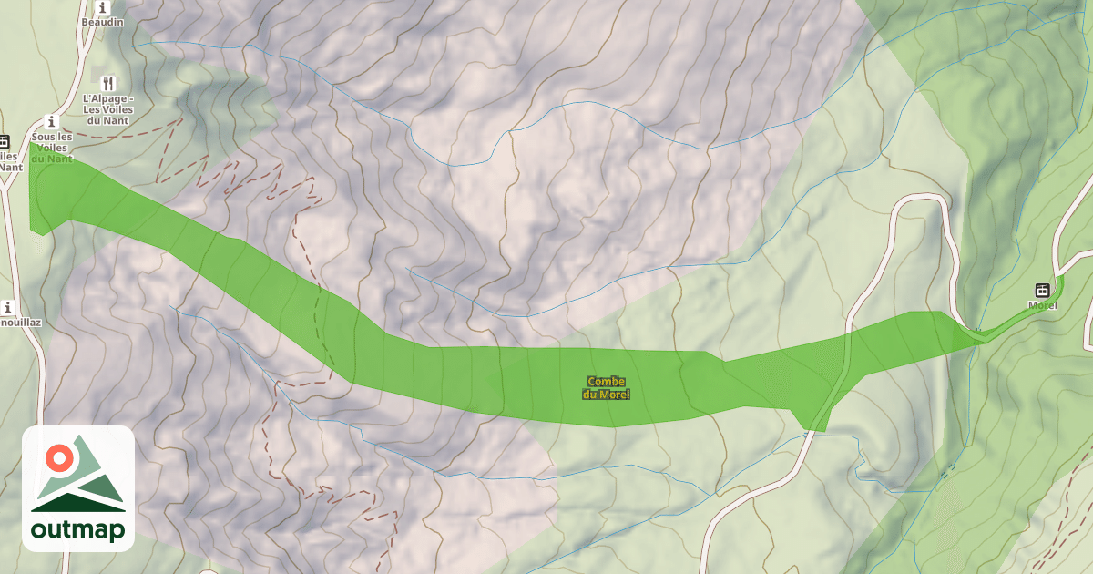 Map of Combe du Morel