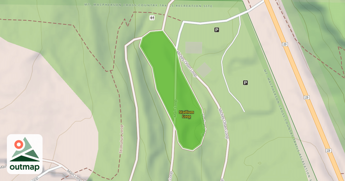 Map of Stadium Loop