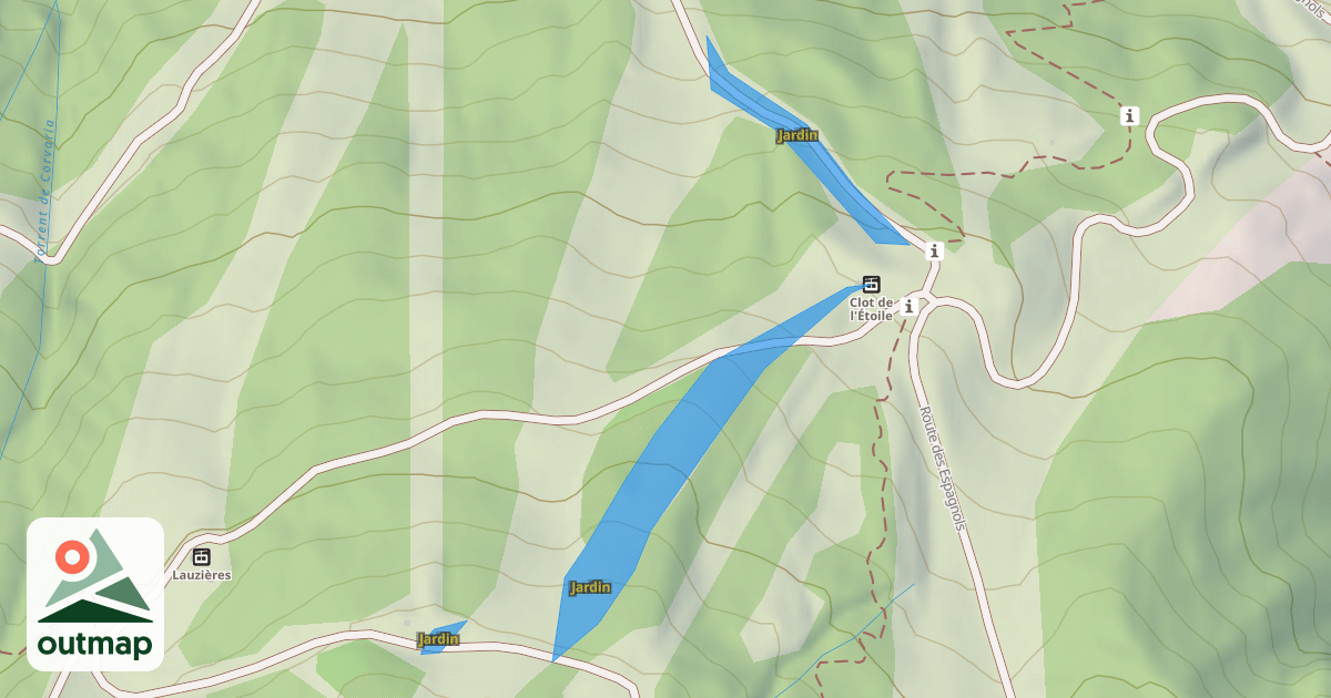 Map of Jardin