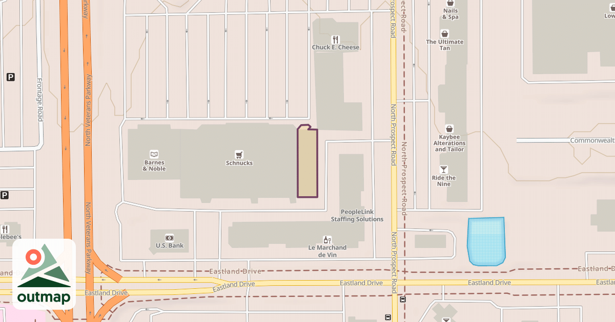 Map of The Proving Ground Bouldering Gym