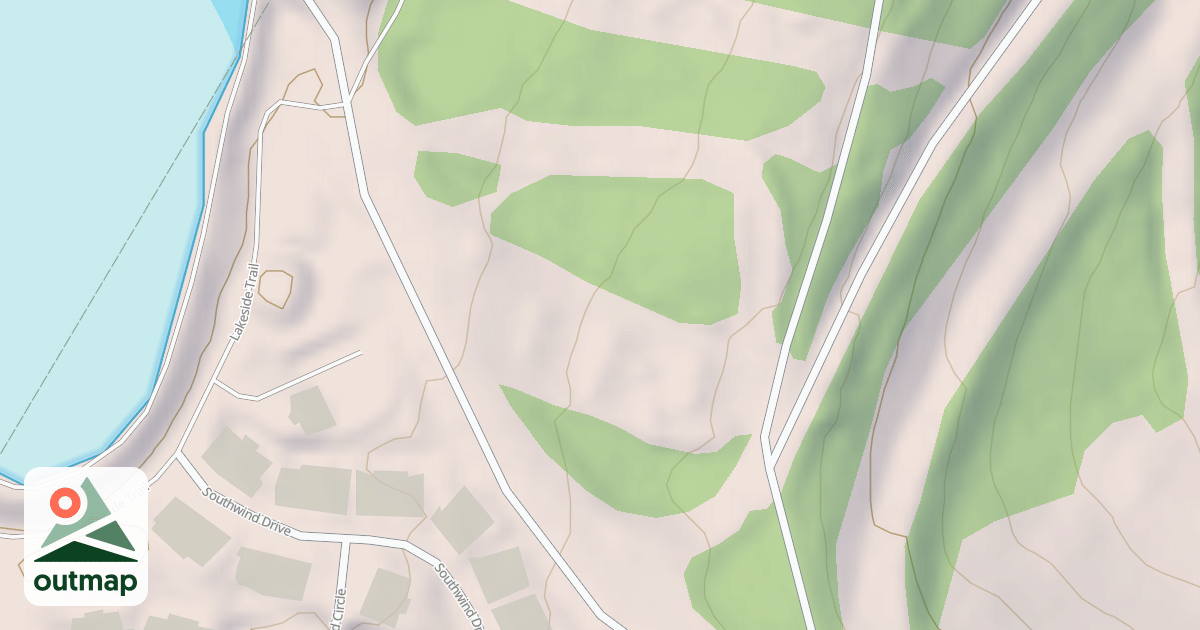 Map of Santa's Beard Terrain Park