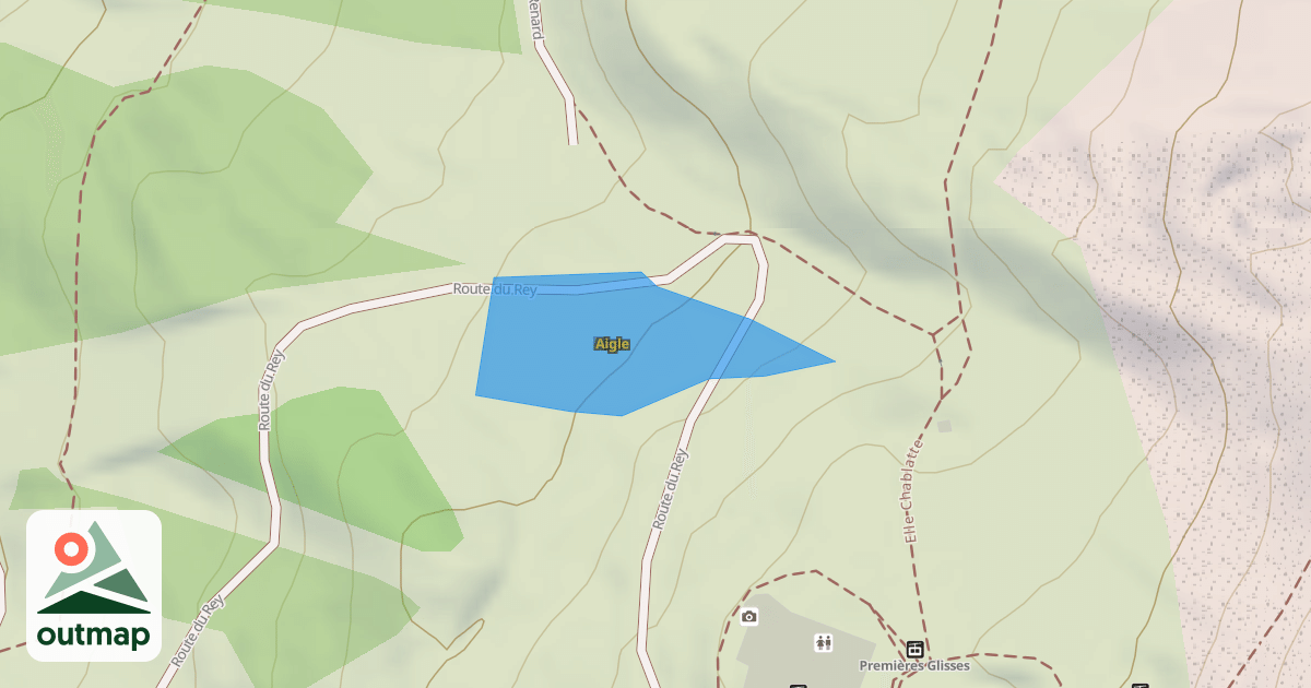 Map of Aigle