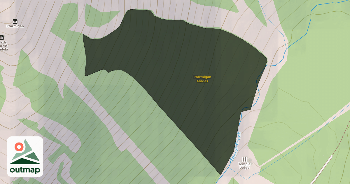 Map of Ptarmigan Glades