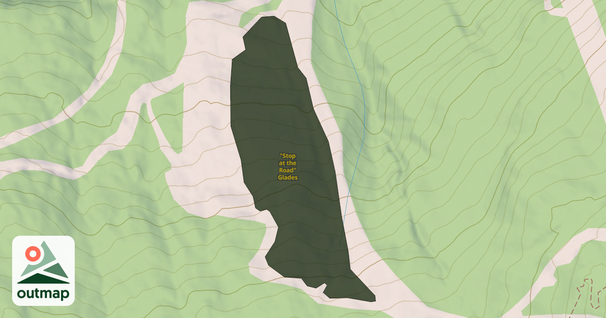 Map of "Stop at the Road" Glades