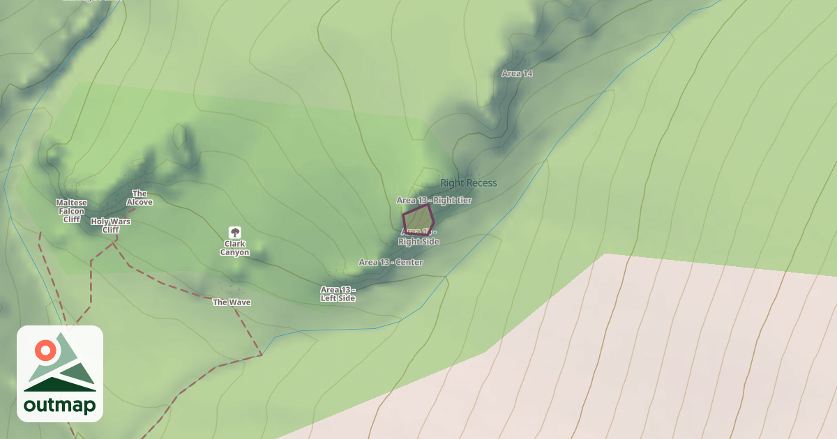 Map of Area 13 - Right Side
