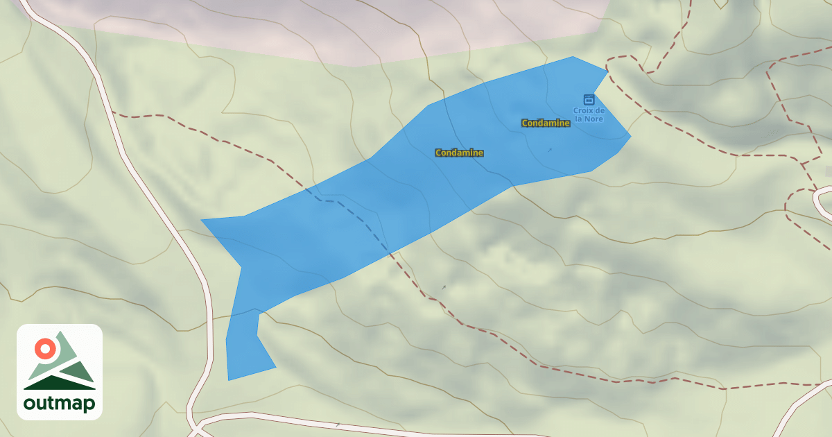 Map of Condamine
