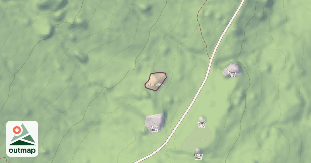 Map of Bloc à Philou