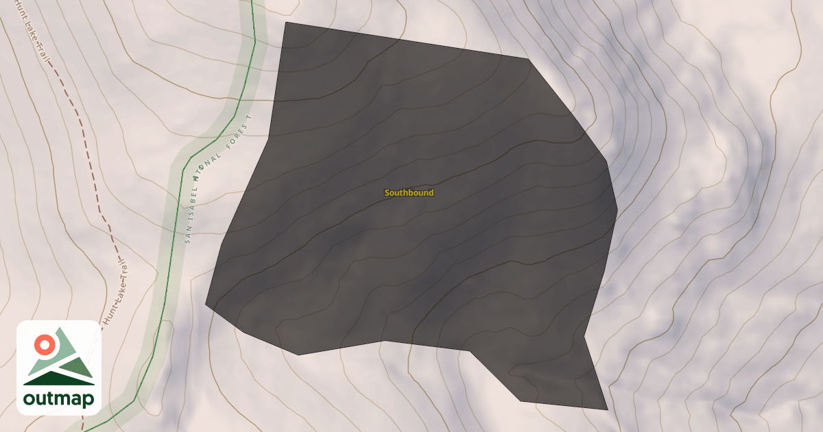 Map of Southbound