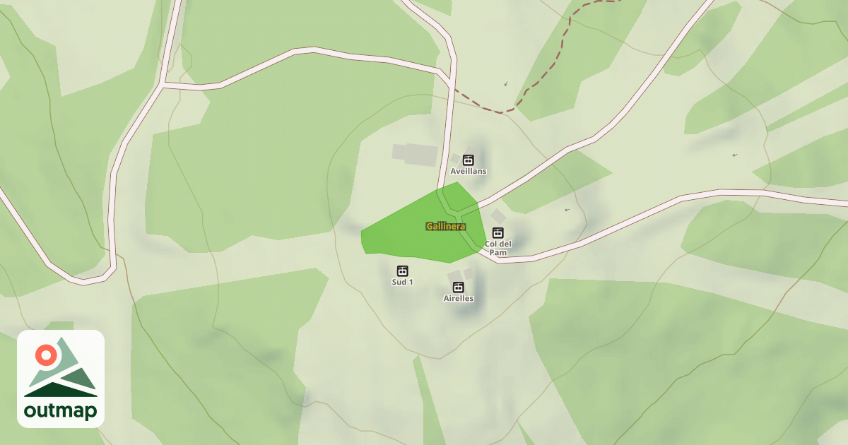Map of Gallinera