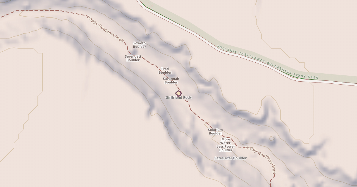Map preview of Girlfriend Rock