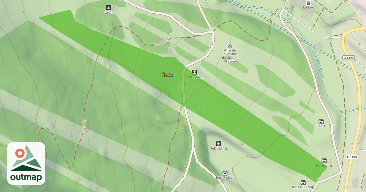 Map of École