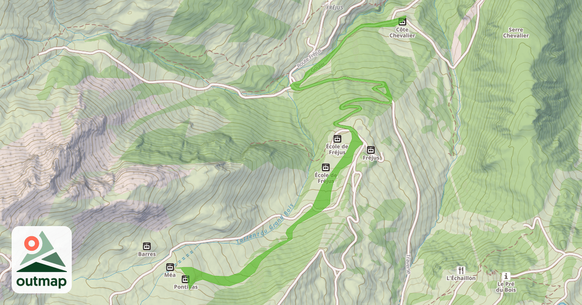 Map of Goulet