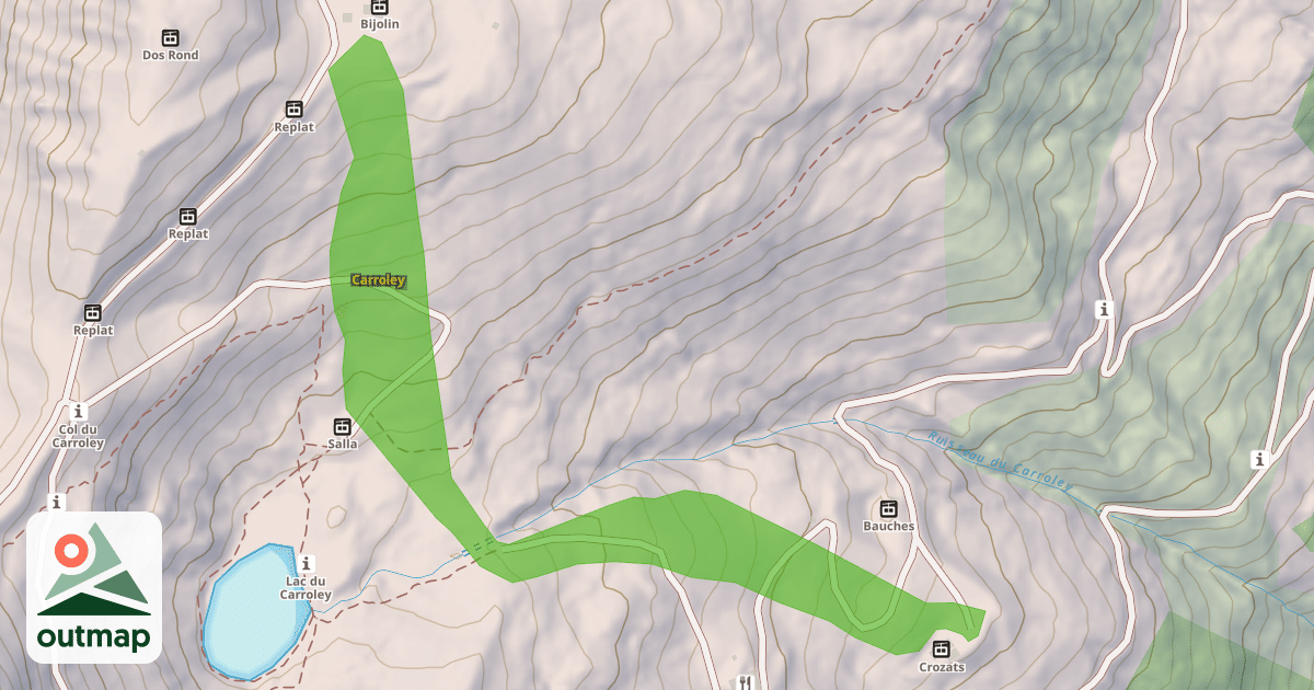 Map of Carroley