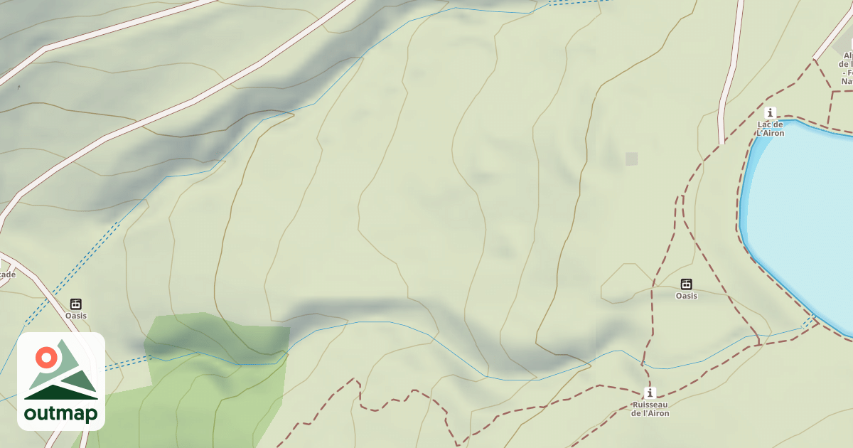 Map of Cool zone de l'Oasis