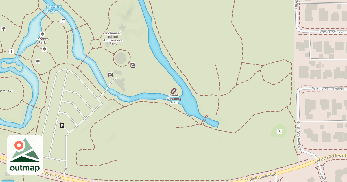 Map of Giant Climbing Wall