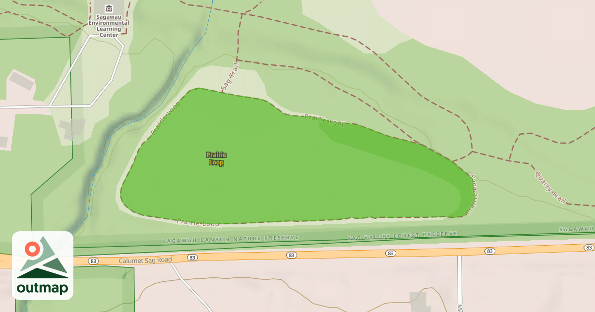 Map of Prairie Loop