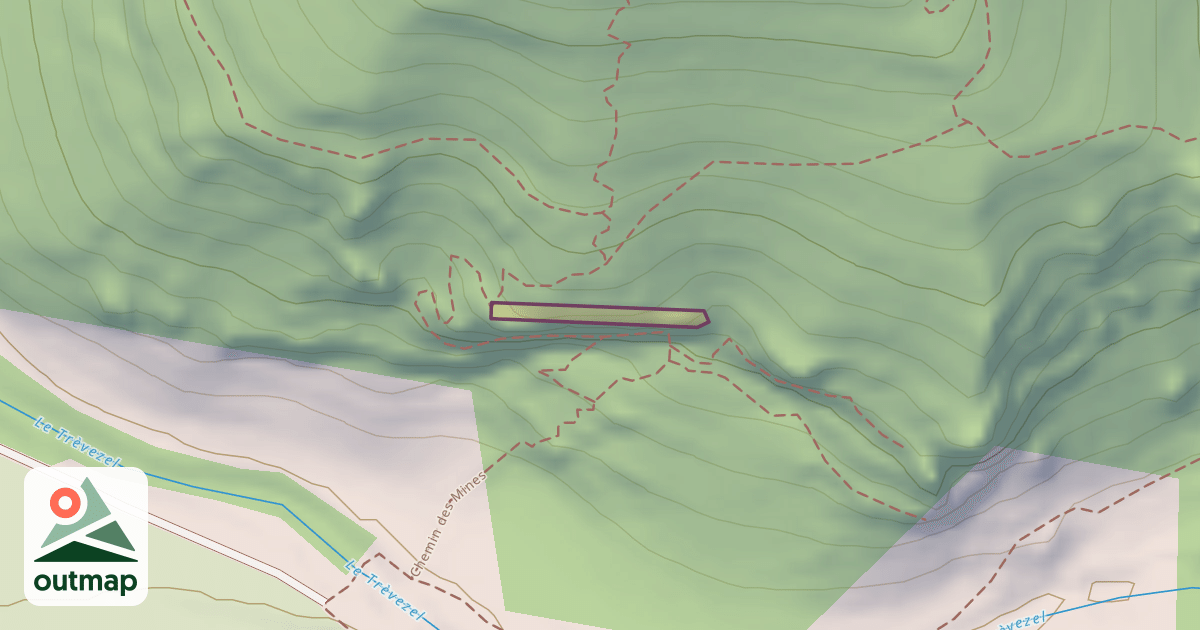 Map of Climbing Crag