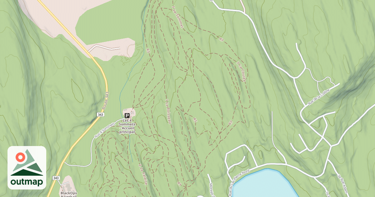Map of 1 Le Ruisseau
