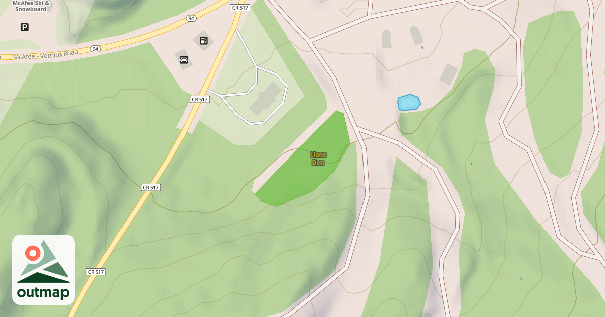 Map of Lions Den
